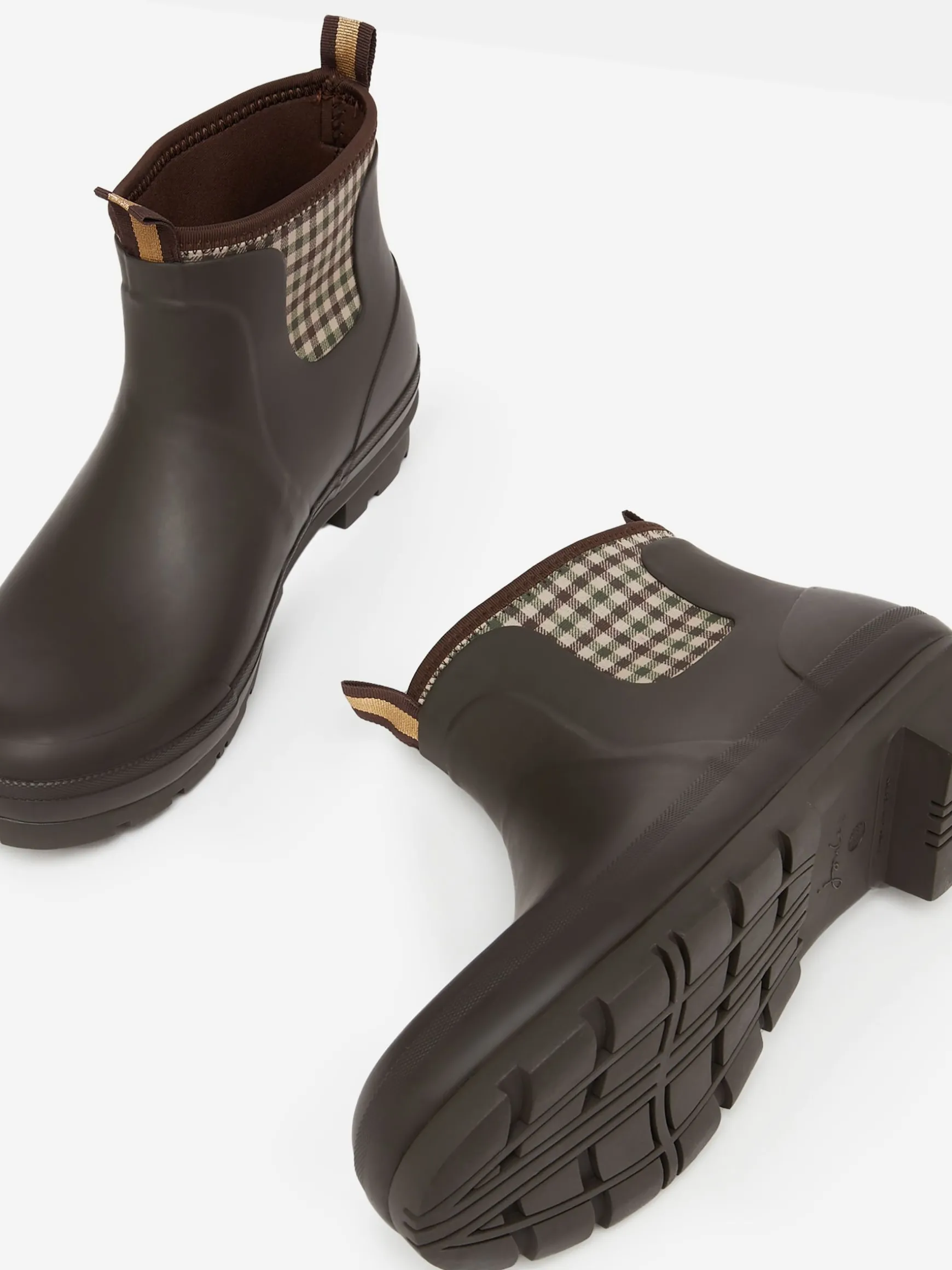 Foxton Chocolate Brown Neoprene Lined Ankle Wellies