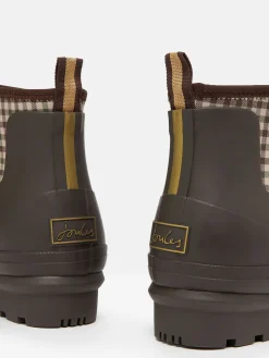 Foxton Chocolate Brown Neoprene Lined Ankle Wellies