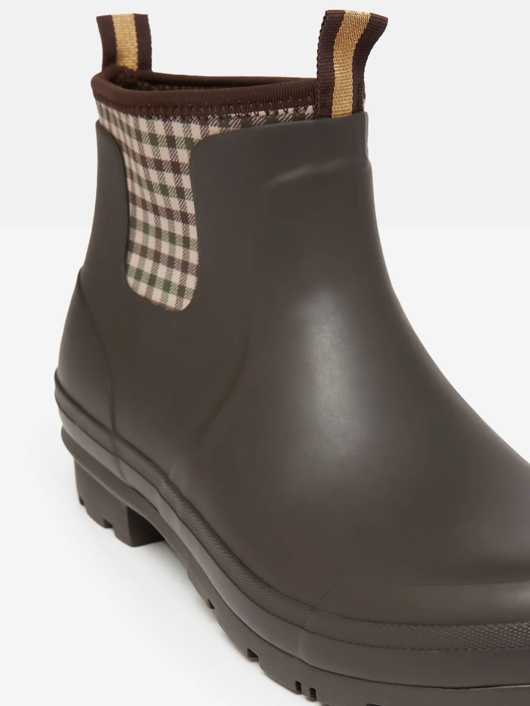 Foxton Chocolate Brown Neoprene Lined Ankle Wellies