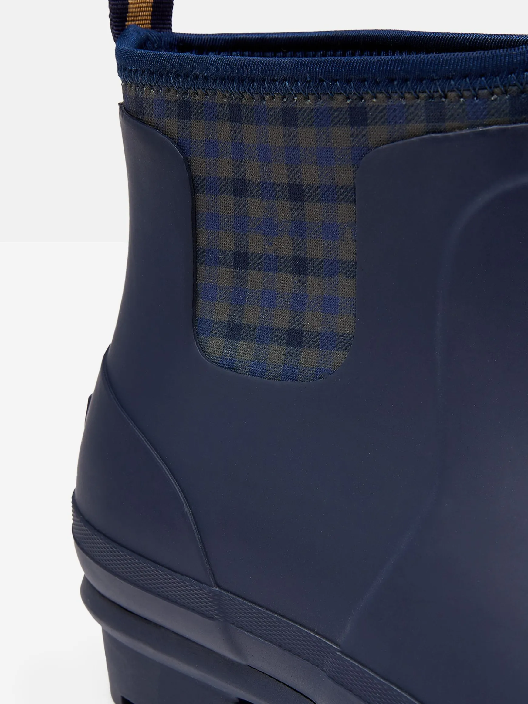 Foxton Navy Blue Neoprene Lined Ankle Wellies
