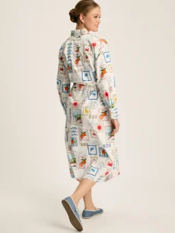 Francesca White Tie Waist Shirt Dress