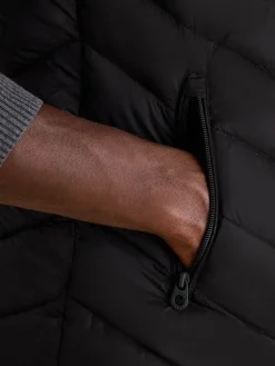 Garrett Black Showerproof Padded Gilet