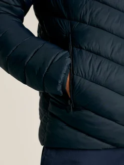 Garrett Navy Blue Showerproof Padded Jacket