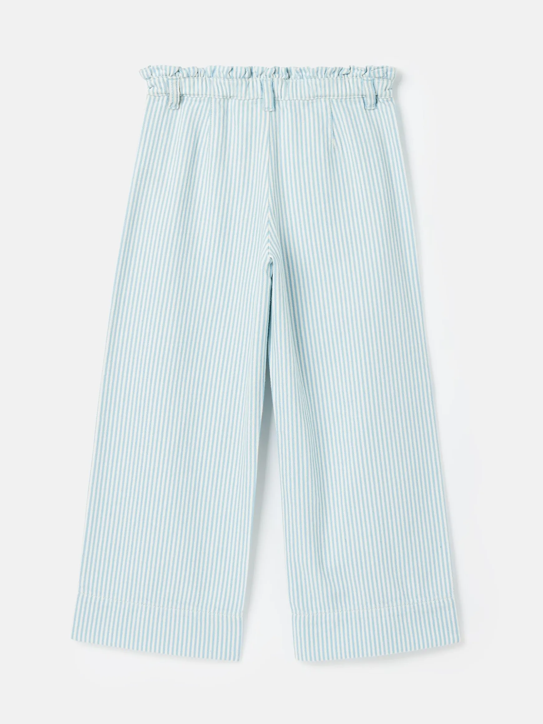 Georgia Blue Striped Wide Leg Trousers