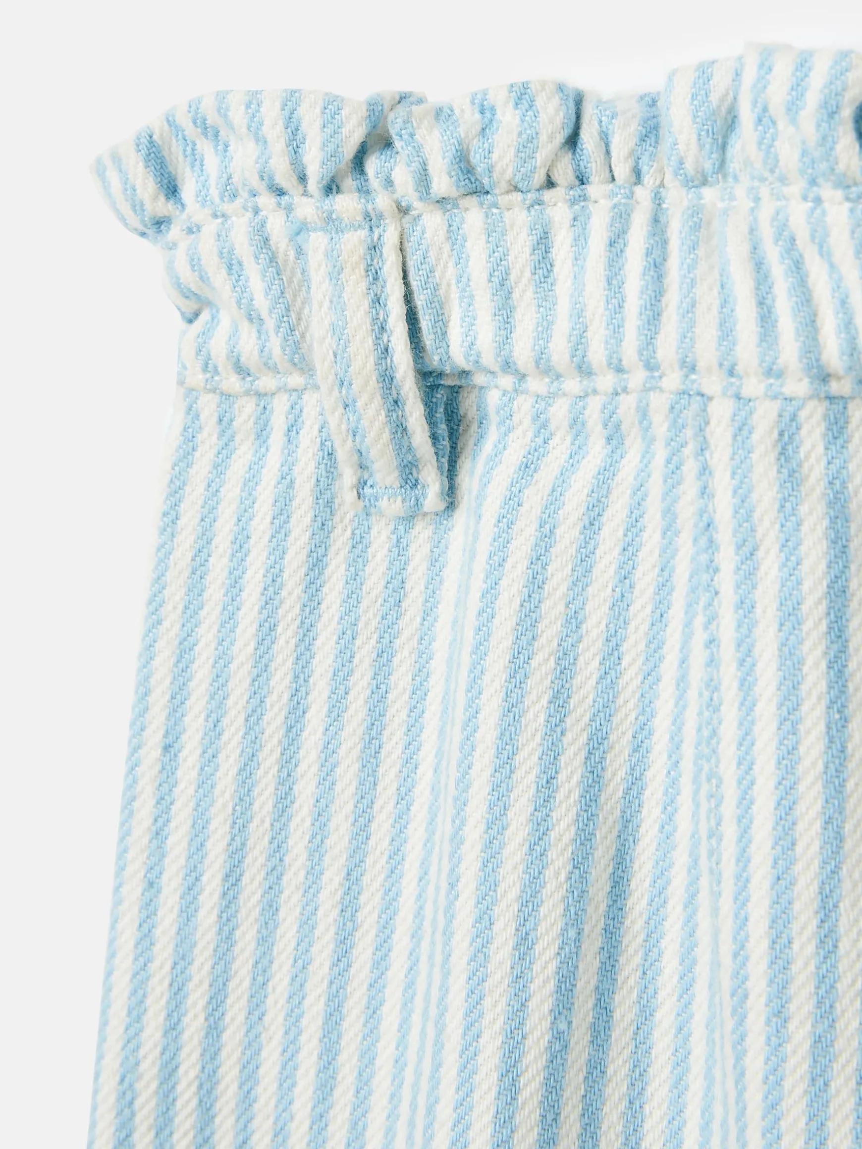 Georgia Blue Striped Wide Leg Trousers