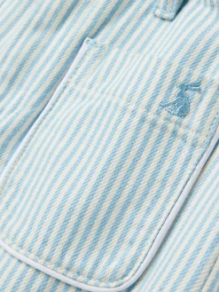 Georgia Blue Striped Wide Leg Trousers