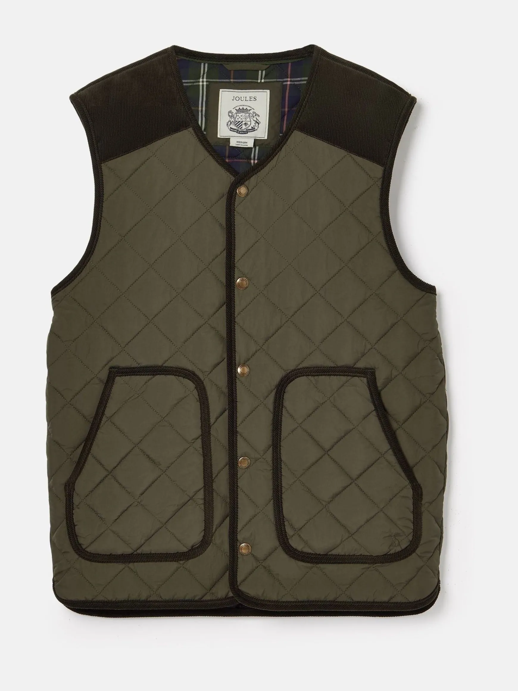 Gibson Green Quilted Lightweight Gilet