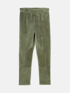 Giddy Up Khaki Green Stretch Cord Legging