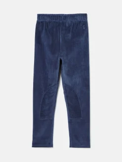 Giddy Up Navy Blue Stretch Cord Legging