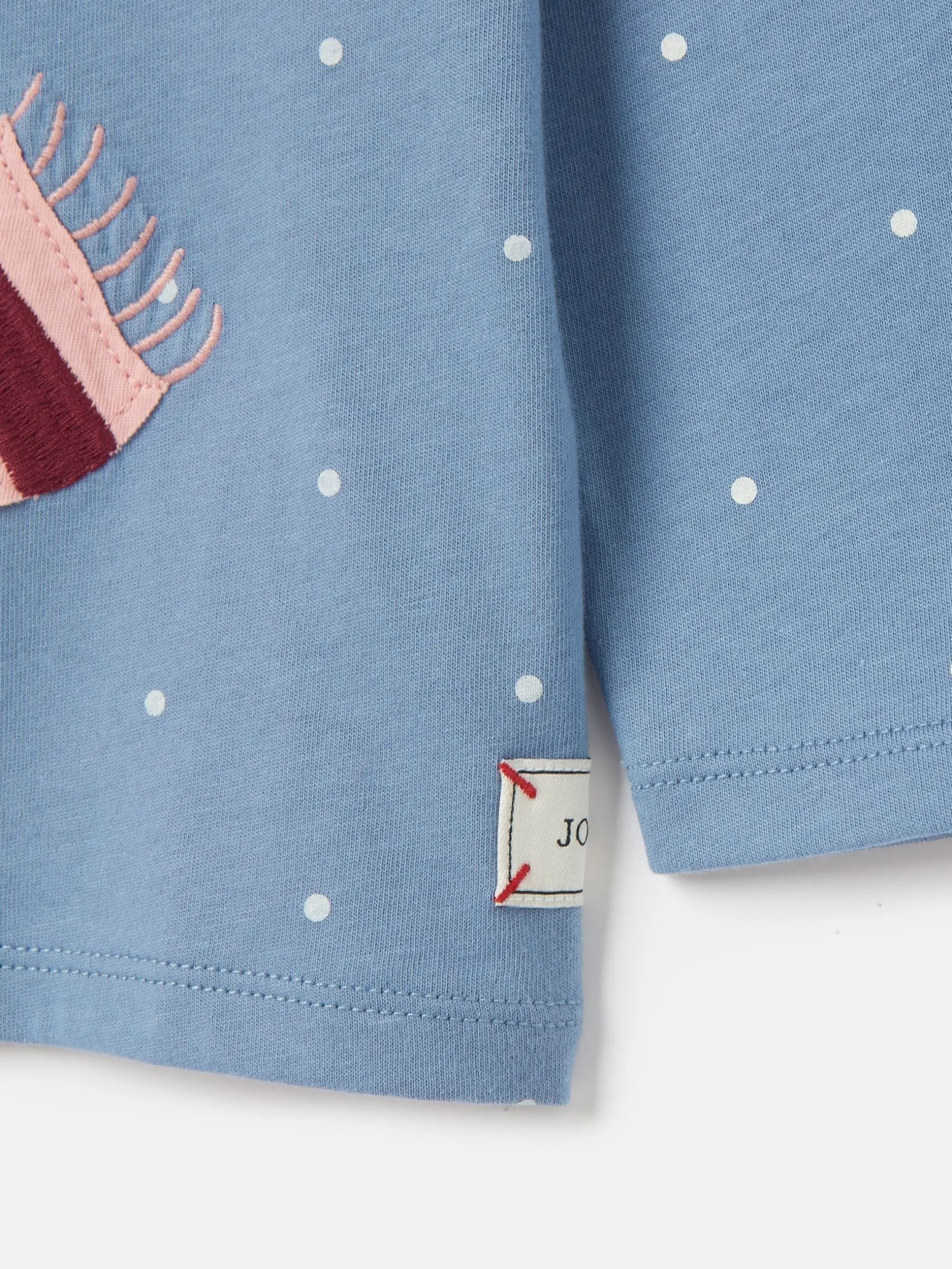 Girls' Ava Blue Artwork T-Shirt