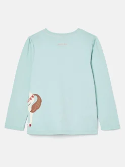 Girls' Ava Mint Green Artwork T-Shirt