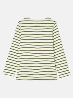 Girls' Harbour Khaki Green Long Sleeve Top