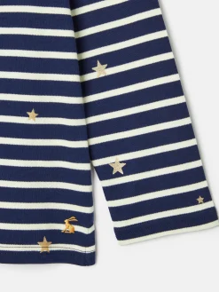 Girls' Harbour Navy Blue Long Sleeve Top