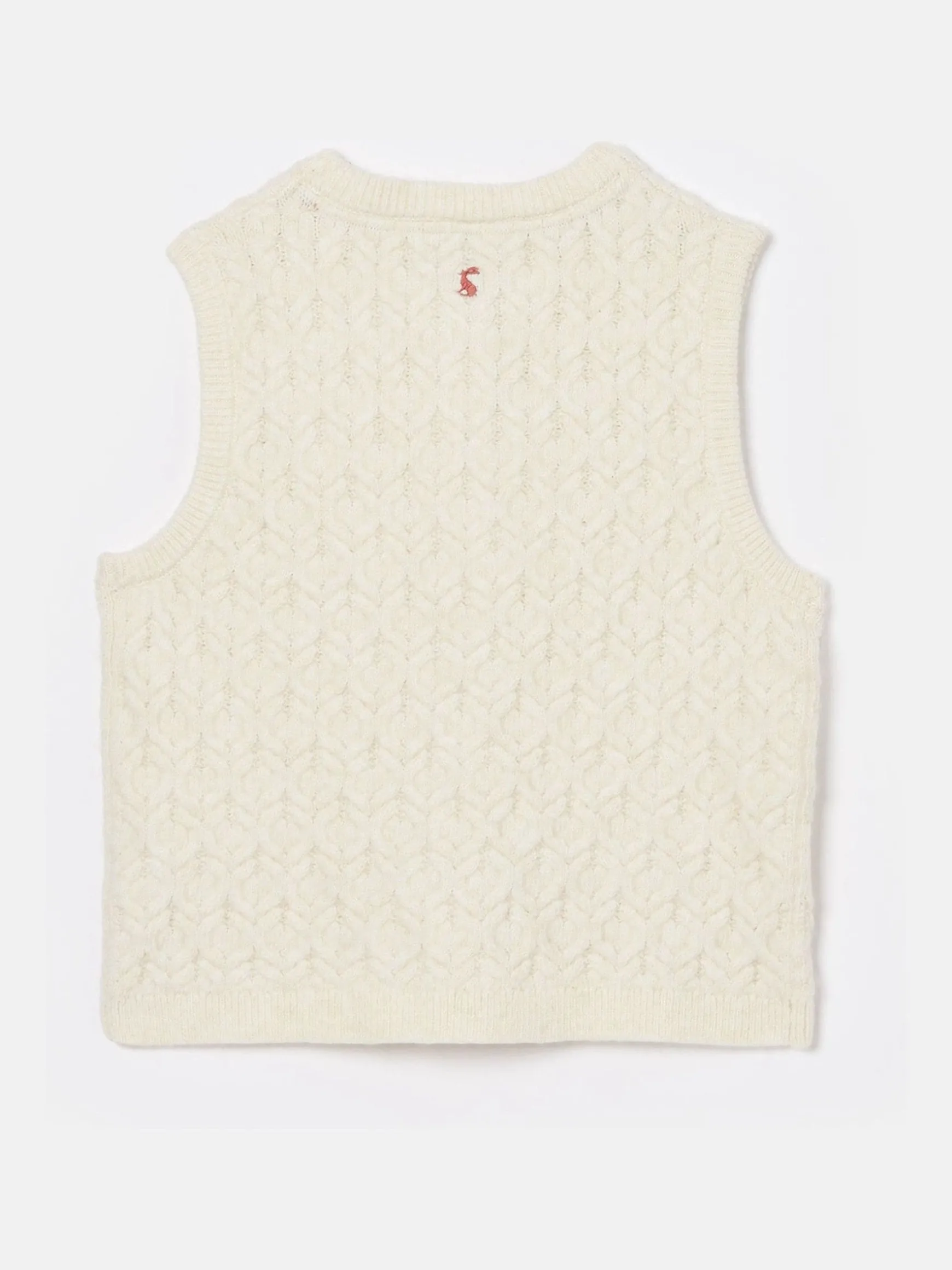 Girls' Isabelle Cream Knitted Tank