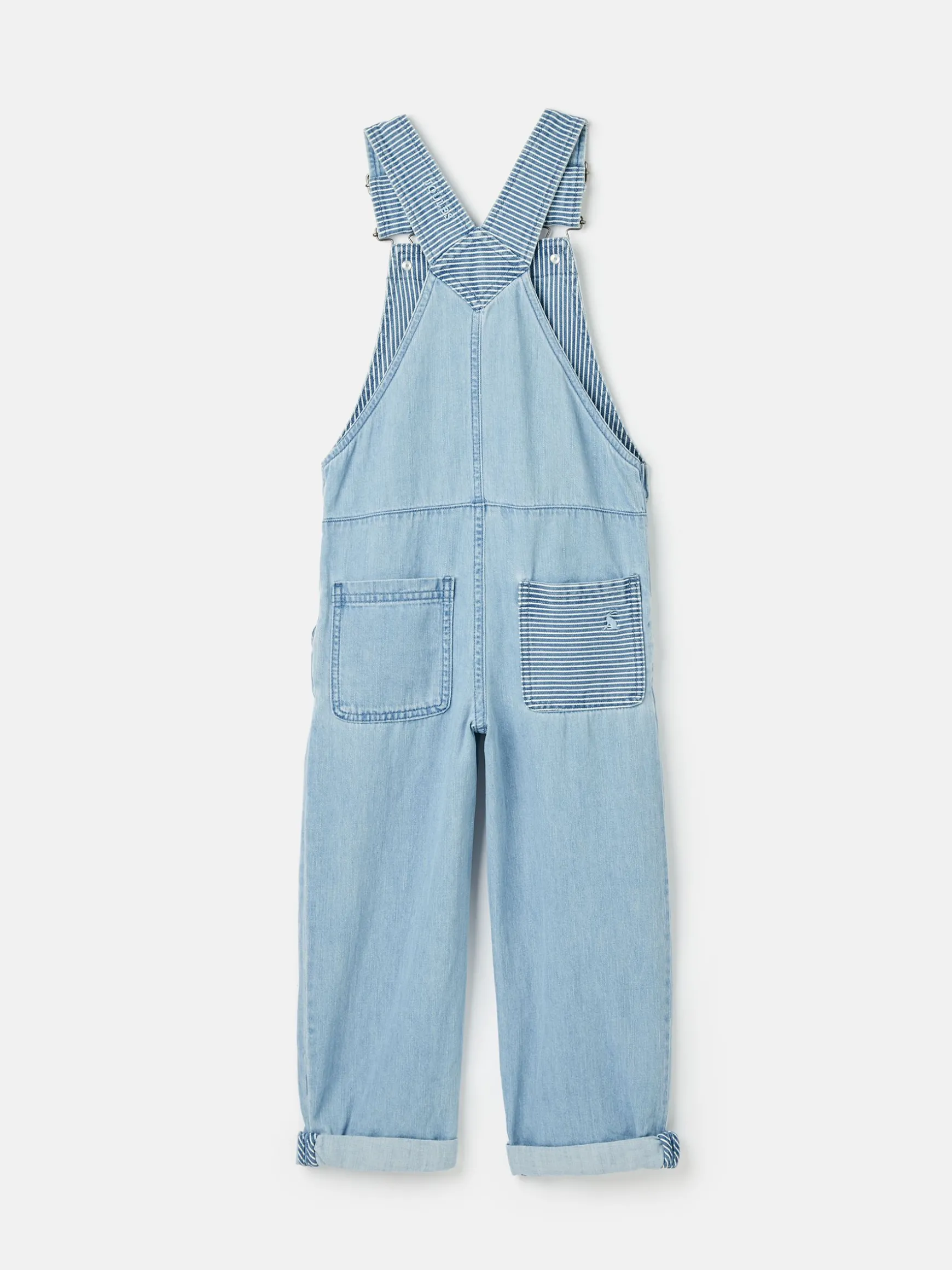 Girls' Madeline Blue Chambray Hotch Potch Dungarees