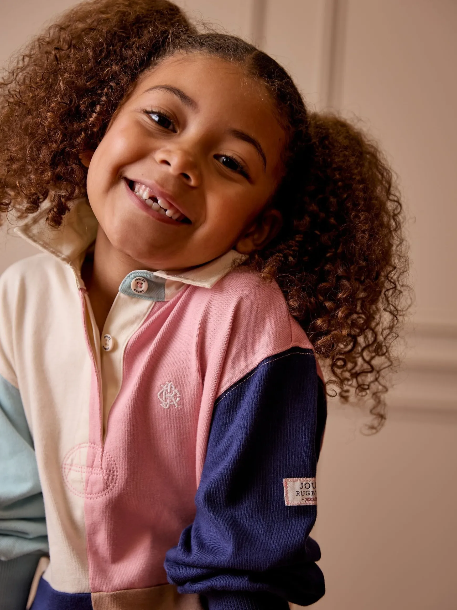 Girls' Maisie Multi Colour Block Rugby Dress