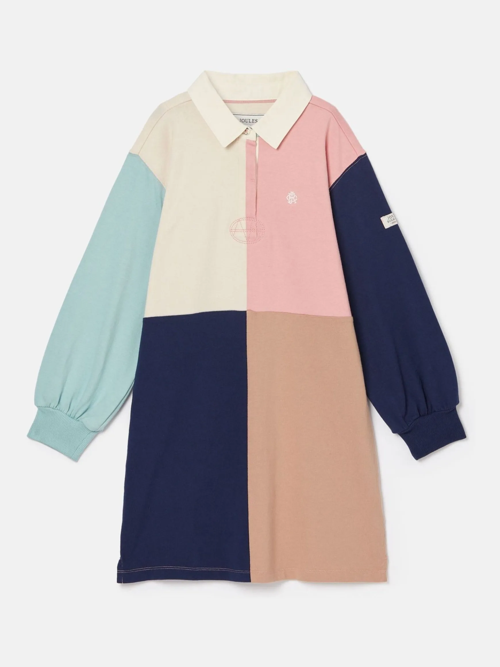 Girls' Maisie Multi Colour Block Rugby Dress
