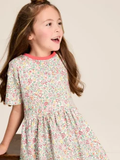 Girls' Skye Multi Print Jersey T-Shirt Dress