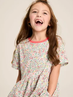 Girls' Skye Multi Print Jersey T-Shirt Dress