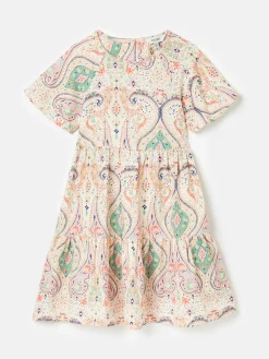 Girls' Sunshine Multi Tiered Woven Dress