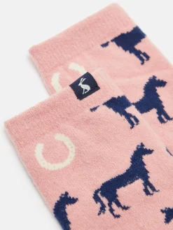 Girls' Warmly Pink/Blue Super Soft Socks