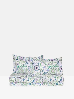 Green Festival Flowers Cover Set