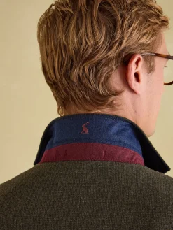 Green Slim Fit Texture Suit Jacket