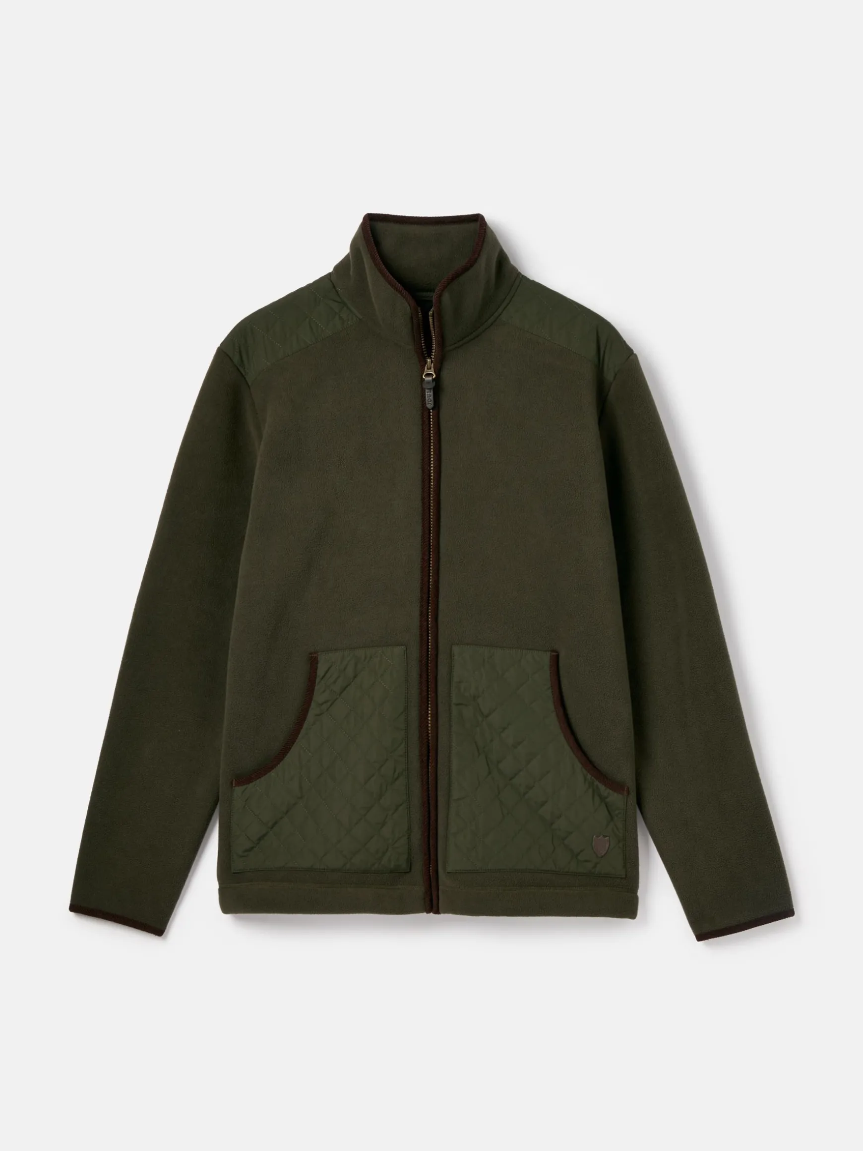 Greenfield Green Full Zip Fleece Jacket