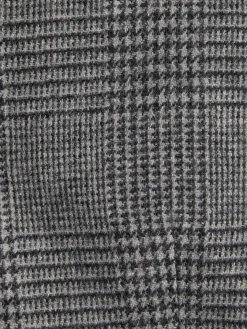 Grey Prince of Wales Check Slim Fit Blazer