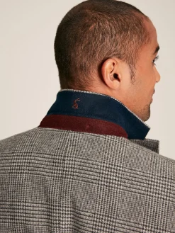 Grey Prince of Wales Check Slim Fit Blazer