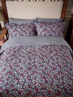 Grove Floral Blue 100% Cotton Bedding Set