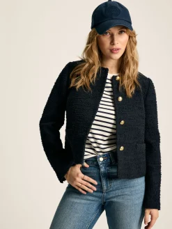 Hampstead Navy Boucle Jacket