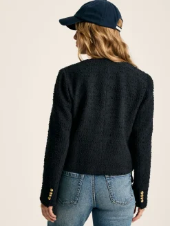 Hampstead Navy Boucle Jacket