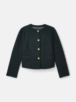 Hampstead Navy Boucle Jacket