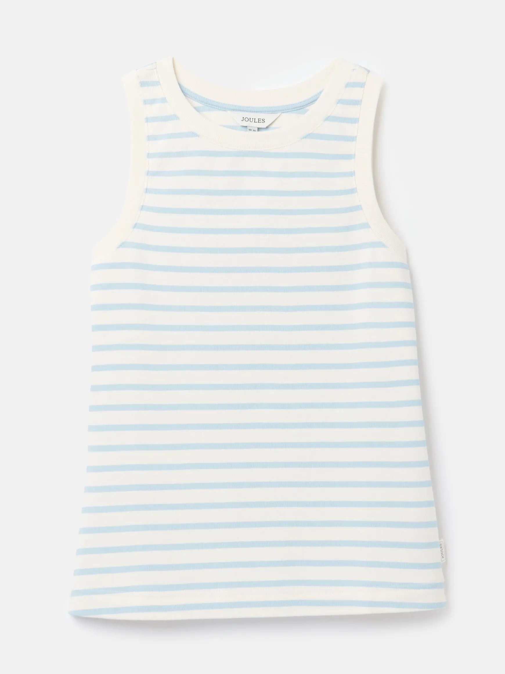 Harbour Cream & Blue Striped Jersey Vest