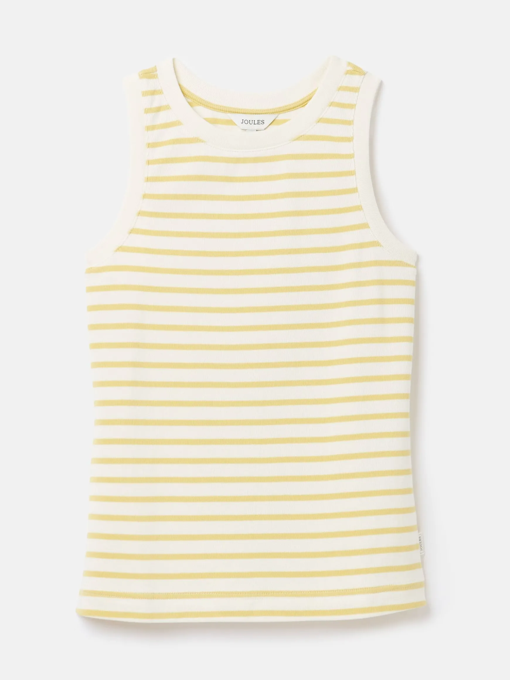 Harbour Cream & Yellow Striped Jersey Vest