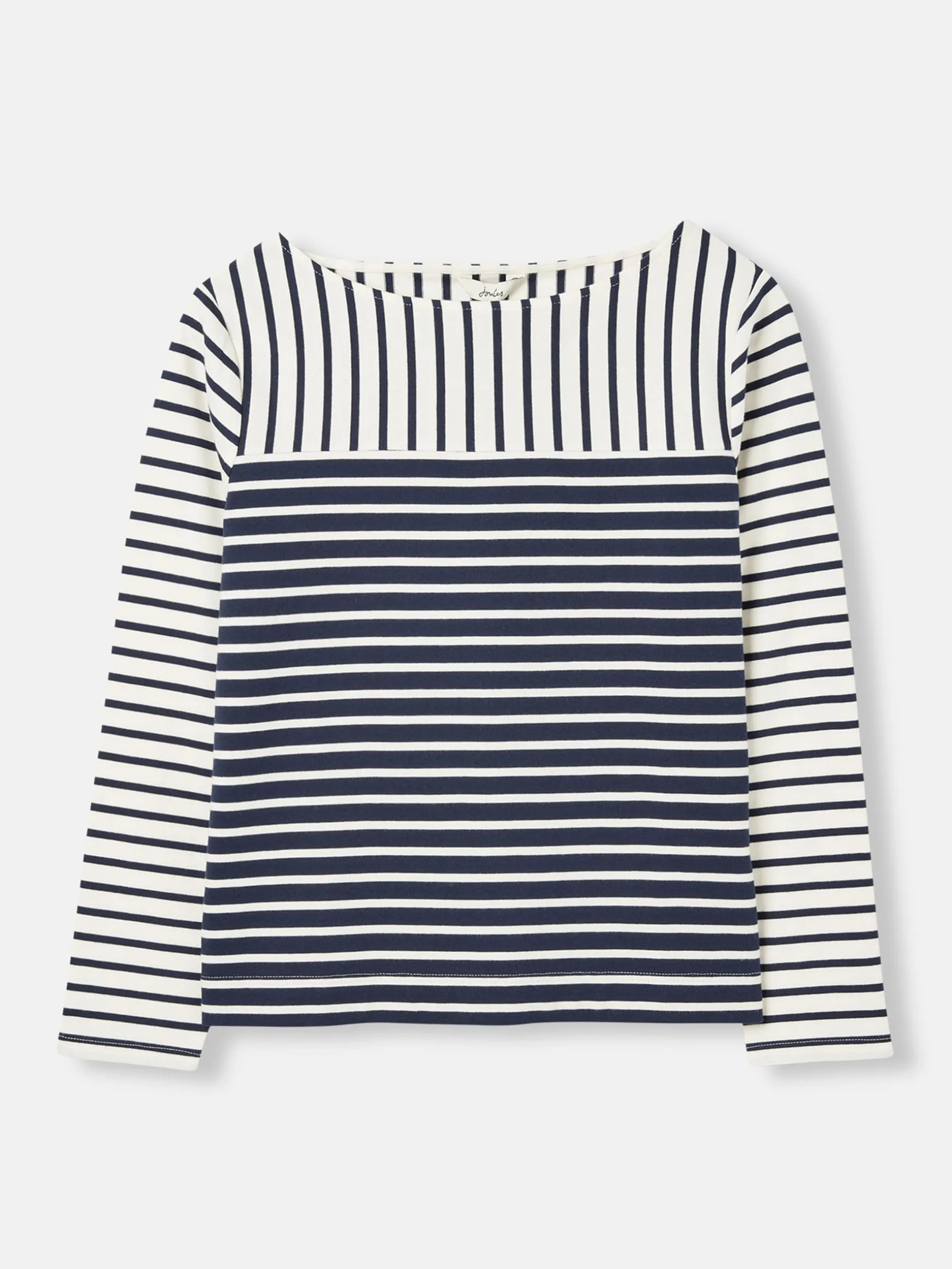 Harbour Navy Hotchpotch Long Sleeve Breton Top