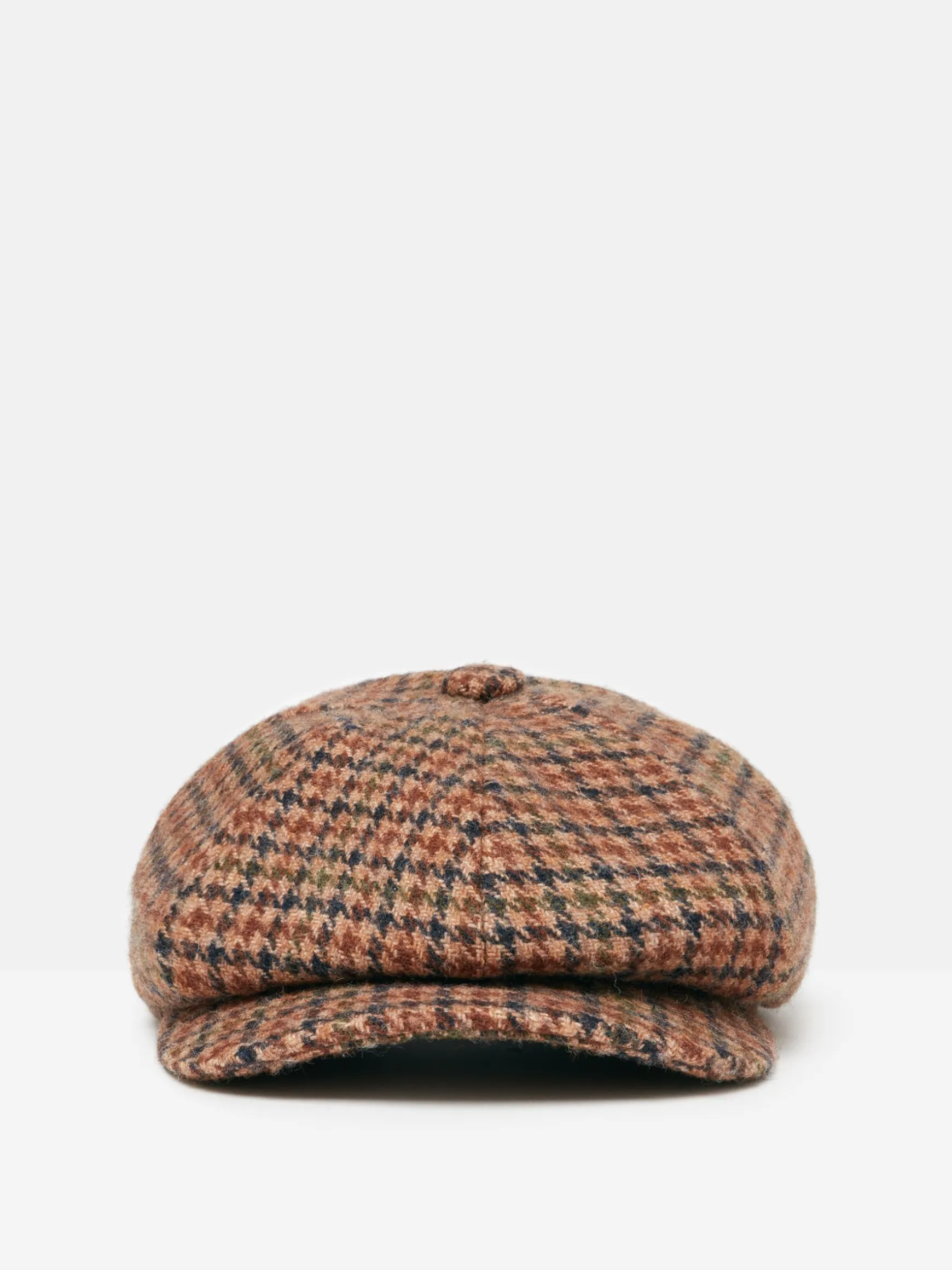Harrogate Brown Tweed Baker Boy Hat