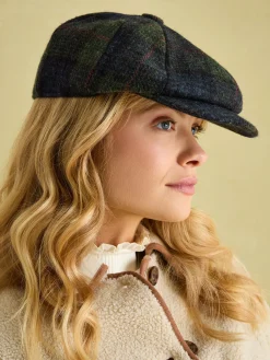 Harrogate Green/Blue Baker Boy Hat