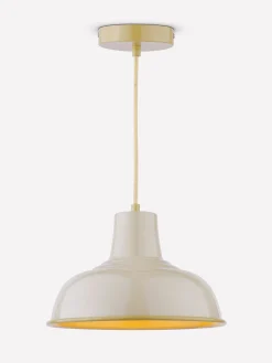 Hatfield Neutral Industrial-Style Pendant Light