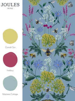 Haze Blue Perfect Pollinators 10M Wallpaper