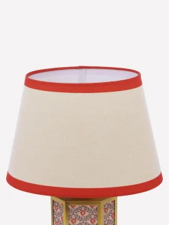 Helmingham Floral Print Claw Foot Table Lamp