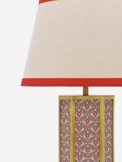 Helmingham Floral Print Claw Foot Table Lamp