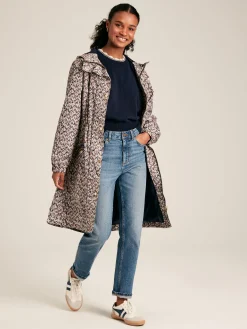 Holkham Ditsy Floral Waterproof Packable Raincoat With Hood