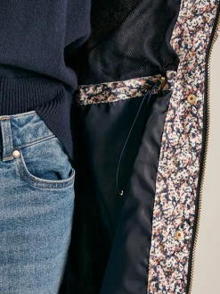 Holkham Ditsy Floral Waterproof Packable Raincoat With Hood