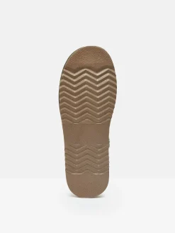 Homebound Dark Green Quilted Slippers