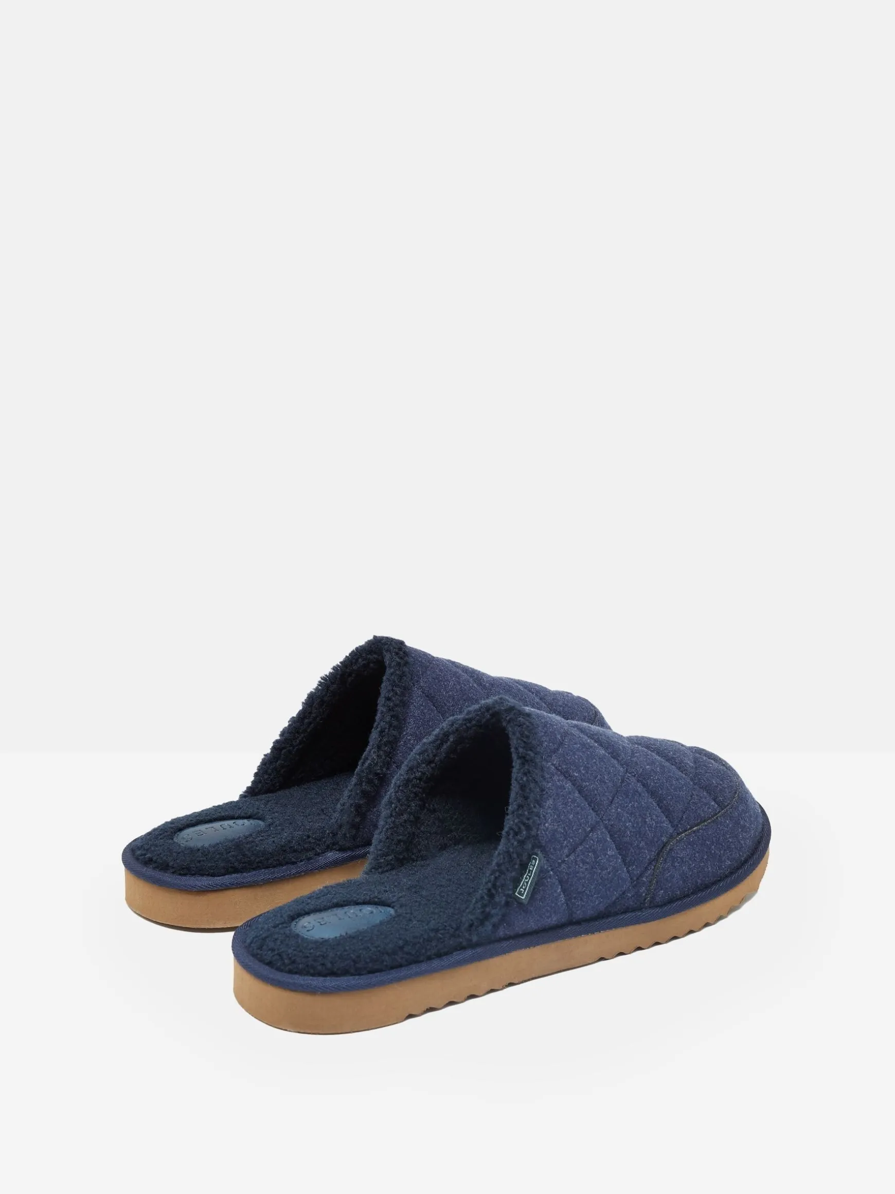 Homebound Navy Quilted Slippers