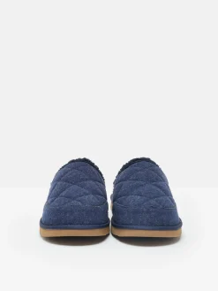 Homebound Navy Quilted Slippers