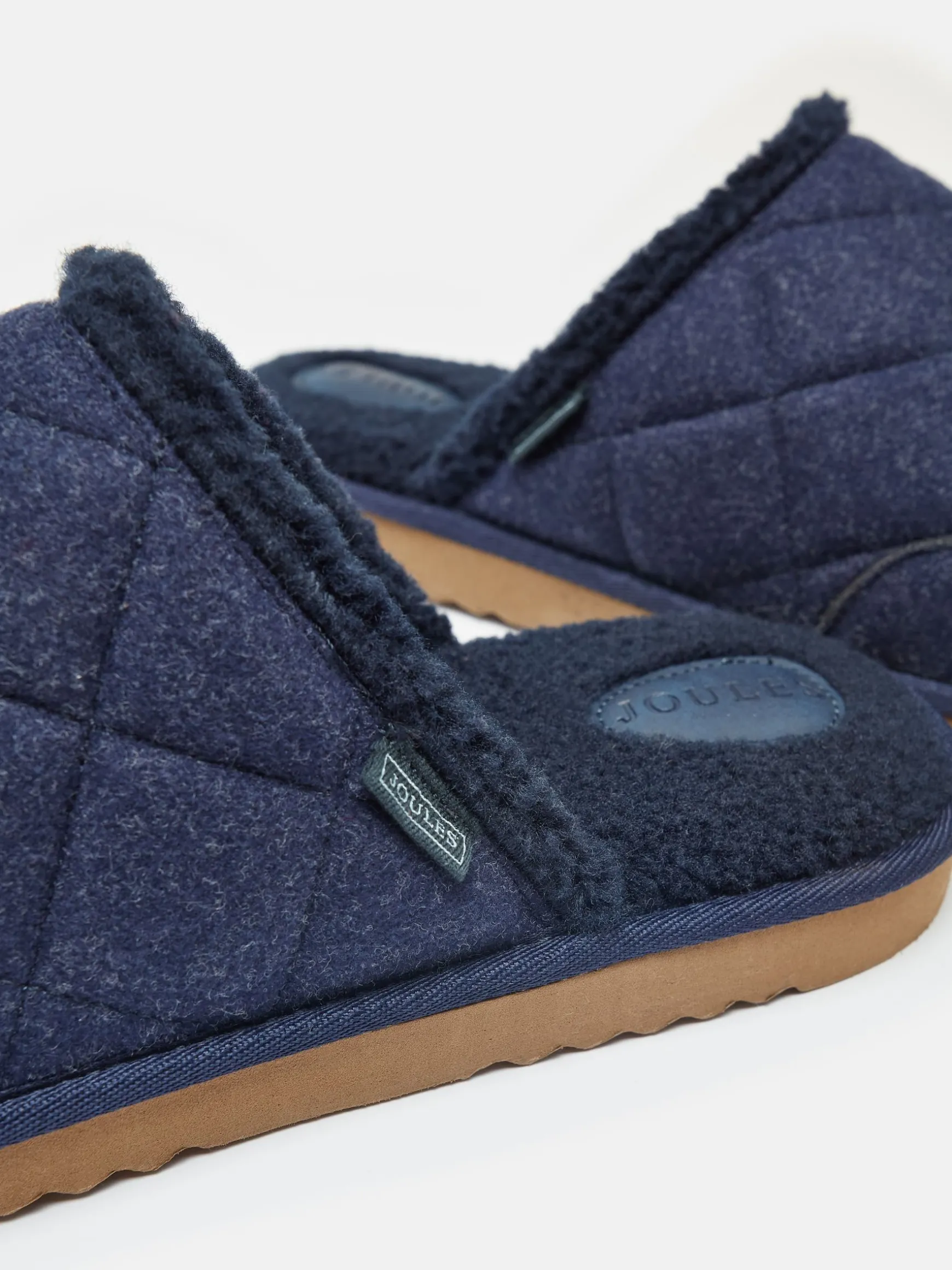 Homebound Navy Quilted Slippers
