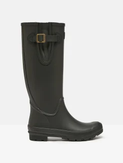 Houghton Black Adjustable Tall Wellies